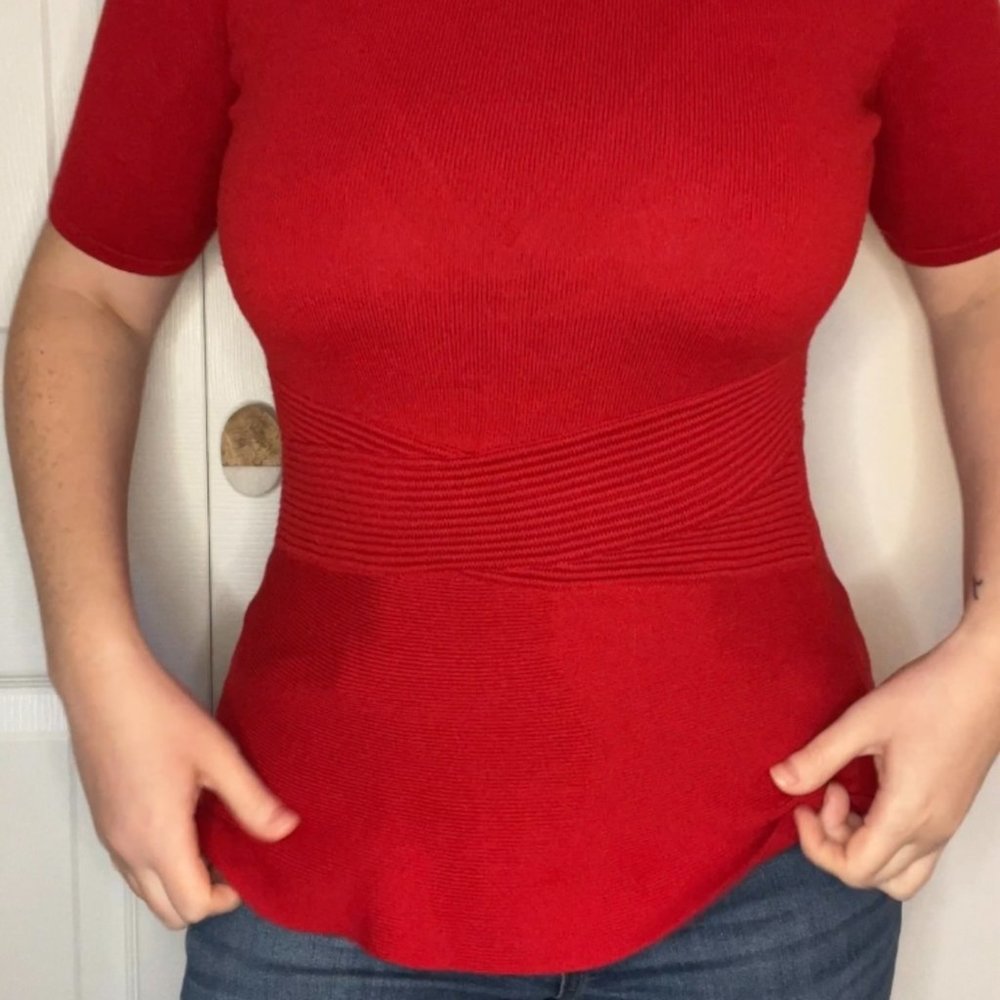 Talbots peplum top - Picture 6 of 11